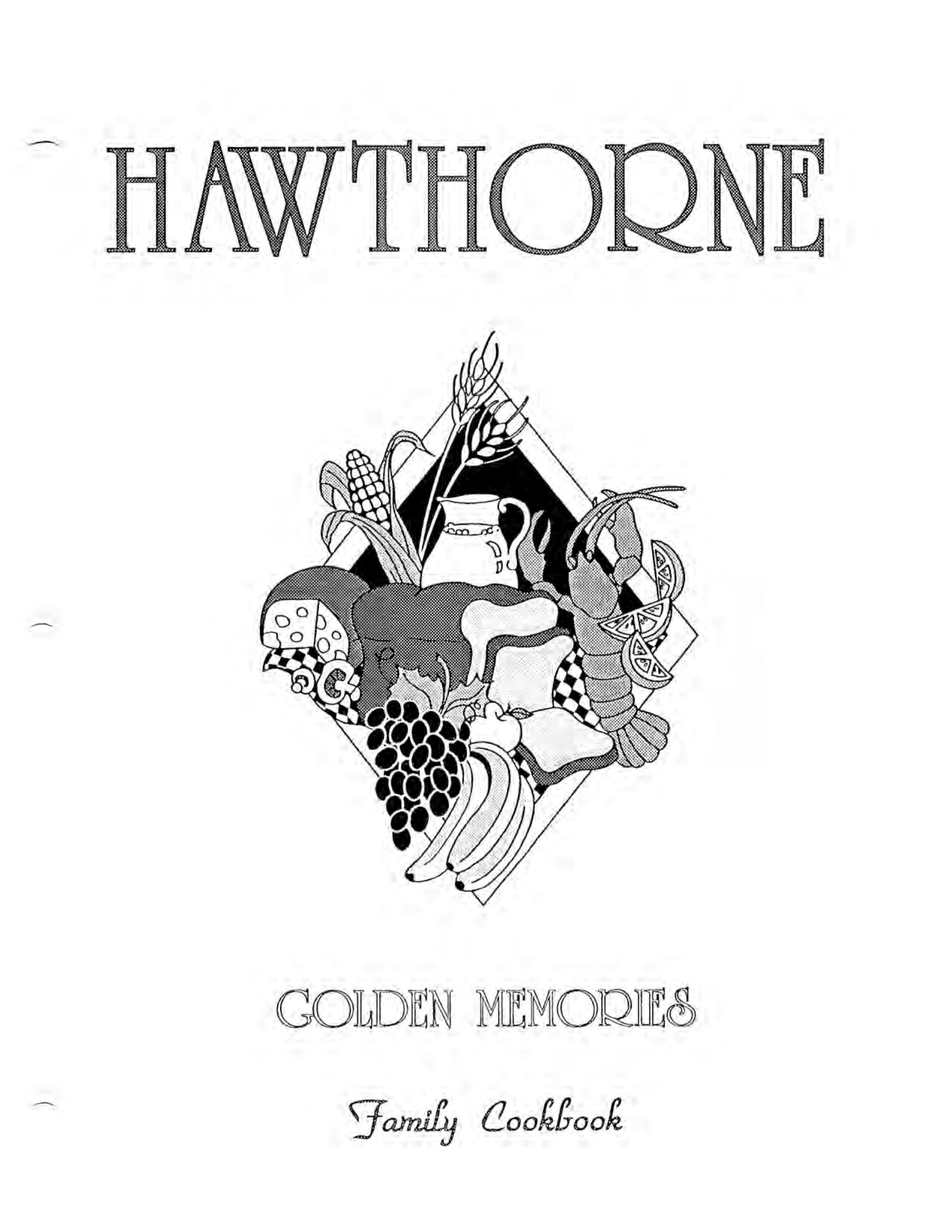 Original Golden Memories cookbook artwork